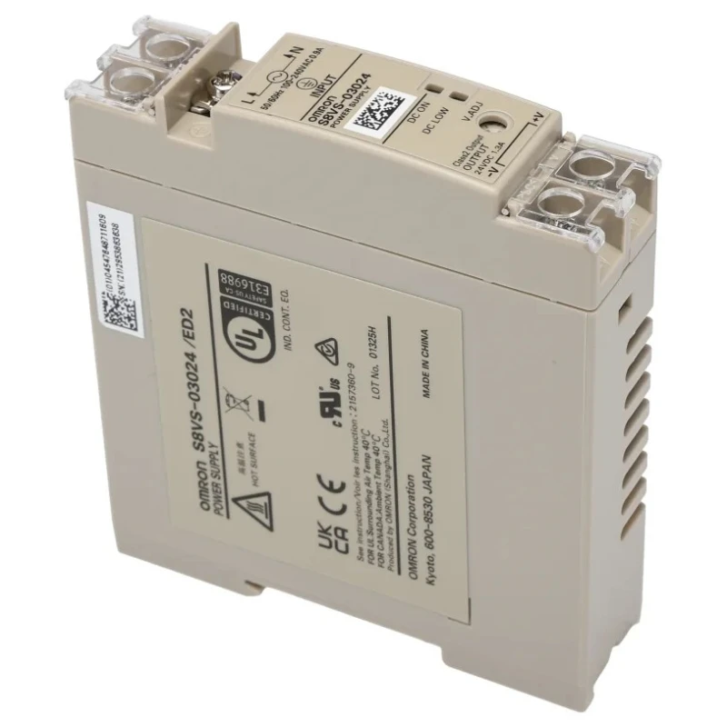 Omron Switched Mode DIN Rail Power Supply 24 V dc, 1.3 A Output, 30 W, 264 V ac Input S8VS