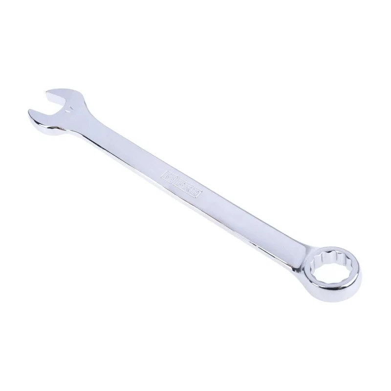 RS PRO Combination Spanner 17 mm, 224mm Overall Chrome Vanadium Steel Chrome Finish 495-3510