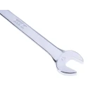 RS PRO Combination Spanner 17 mm, 224mm Overall Chrome Vanadium Steel Chrome Finish 495-3510