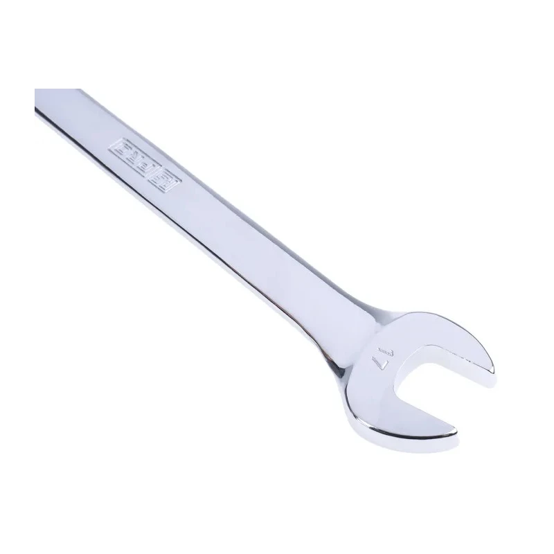 RS PRO Combination Spanner 17 mm, 224mm Overall Chrome Vanadium Steel Chrome Finish 495-3510