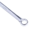 RS PRO Combination Spanner 17 mm, 224mm Overall Chrome Vanadium Steel Chrome Finish 495-3510