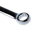 RS PRO Combination Spanner 18 mm, 235mm Overall Length Chrome Vanadium Steel Chrome Finish ANSI Standard 495-3526