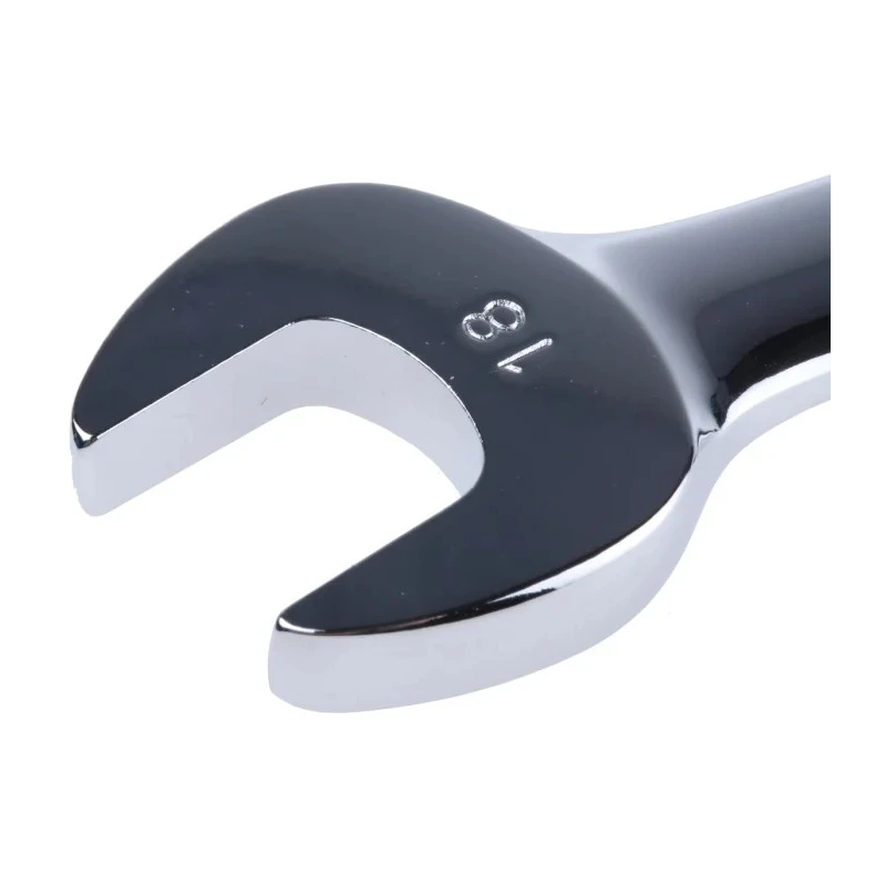 RS PRO Combination Spanner 18 mm, 235mm Overall Length Chrome Vanadium Steel Chrome Finish ANSI Standard 495-3526