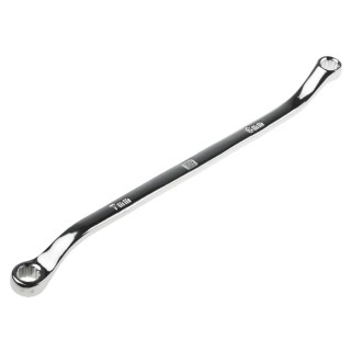 RS PRO Offset Ring Spanner 6 to 7 mm², Chrome Vanadium Steel, 165mm Overall 495-3970