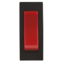 TE Connectivity SPST On-Off Rocker Switch Panel 10A @ 250Vac, Red Actuator 1634202-4