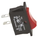 TE Connectivity SPST On-Off Rocker Switch Panel 10A @ 250Vac, Red Actuator 1634202-4