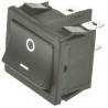 TE Connectivity DPST On-Off Rocker Switch Panel, Black Actuator, 10A 24V DC, Polyamide Housing 1634200-3