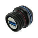 Amphenol Socapex USB Connector Straight Female 1 Port USB Type A 5V 5A IP68 USB 3.2 Gen 1 USB3FTV7AZNF312