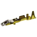 TE Connectivity AMPMODU Series Female Crimp Terminal 3A Current Gold Plating 26-22 AWG 18.59mm Length 87165-1