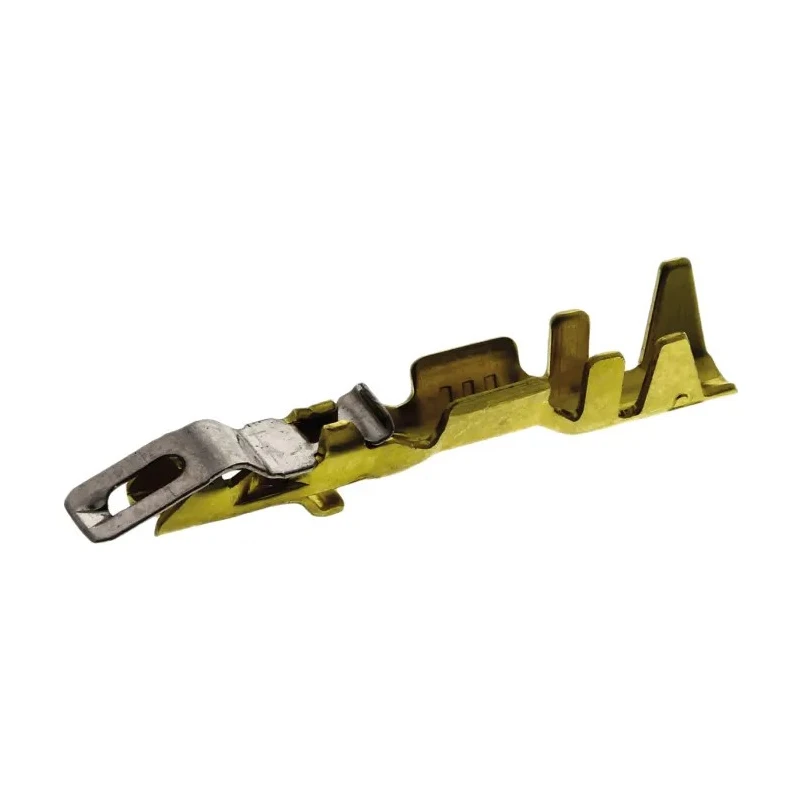 TE Connectivity AMPMODU Series Female Crimp Terminal 3A Current Gold Plating 26-22 AWG 18.59mm Length 87165-1