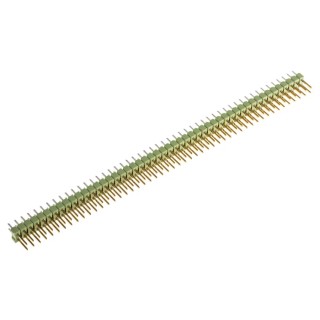 TE Connectivity AMPMODU MOD II Series Straight Through Hole Pin Header, 100 Contacts, 2.54 mm Pitch, 2 Row 5-826656-0