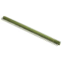 TE Connectivity AMPMODU MOD II Series Straight Through Hole Pin Header, 100 Contacts, 2.54 mm Pitch, 2 Row 5-826942-0