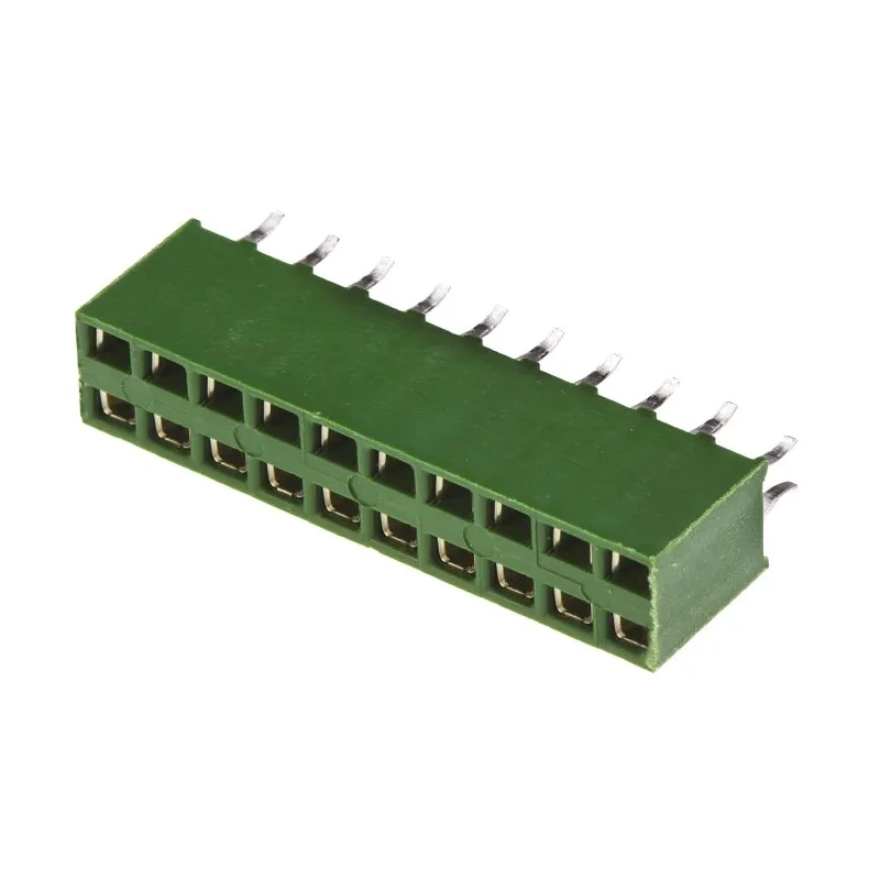 TE Connectivity AMPMODU Series Straight Through Hole PCB Socket, 20-Contact, 2 Row, 2.54 mm Pitch, Solder Termination HV100
