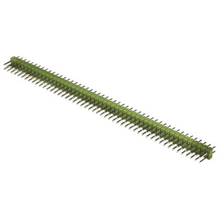 TE Connectivity AMPMODU MOD II Series Straight Through Hole Pin Header, 100 Contacts, 2.54 mm Pitch, 2 Row 5-826942-0