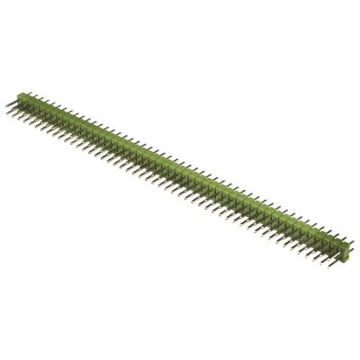 TE Connectivity AMPMODU MOD II Series Straight Through Hole Pin Header, 100 Contacts, 2.54 mm Pitch, 2 Row 5-826942-0