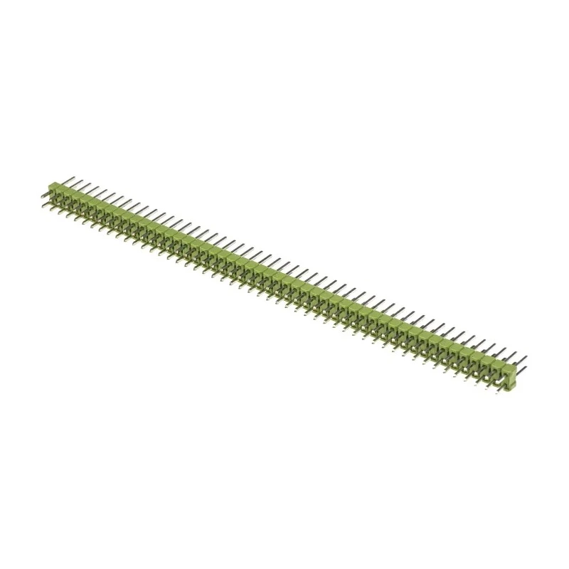 TE Connectivity AMPMODU MOD II Series Straight Through Hole Pin Header, 100 Contacts, 2.54 mm Pitch, 2 Row 5-826942-0