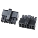 TE Connectivity Micro MATE-N-LOK 3 mm Pitch 12 Way 2 Row Straight Female Connector Housing 1-794617-2