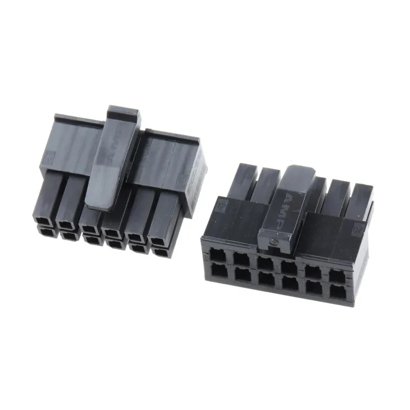 TE Connectivity Micro MATE-N-LOK 3 mm Pitch 12 Way 2 Row Straight Female Connector Housing 1-794617-2