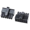 TE Connectivity Micro MATE-N-LOK 3 mm Pitch 12 Way 2 Row Straight Female Connector Housing 1-794617-2