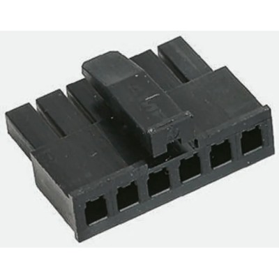 TE Connectivity Micro MATE-N-LOK Female Connector Housing 3 mm Pitch 6 Way 1 Row Straight 1445022-6