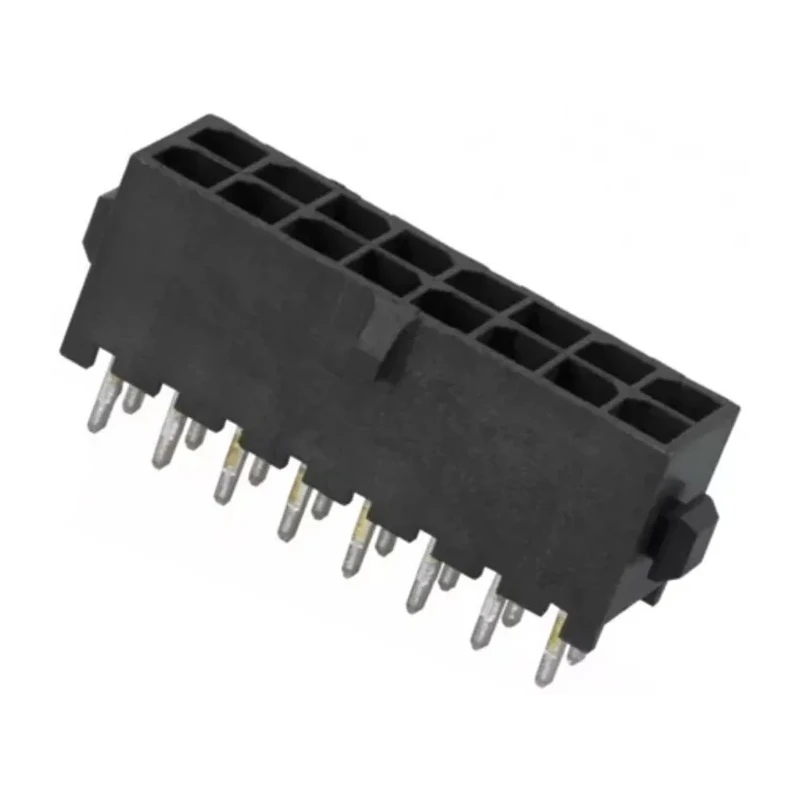 TE Connectivity Micro MATE-N-LOK Series Straight Through Hole PCB Header 16 Contacts 3 mm Pitch 2 Row Shrouded 4-794630-6