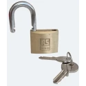 RS PRO Brass Padlock Keyed Alike, Stainless Steel 6 mm Shackle, 40 mm Body 195-8243