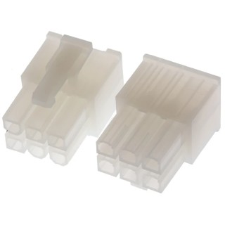TE Connectivity VAL-U-LOK Female Connector Housing, 4.2 mm Pitch, 6 Way, 2 Row Straight 794954-6