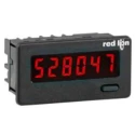 Red Lion 6 Digit Counter with 0.48 inch LCD, Automatic Reset, Red LED Backlight, 3 V Lithium Battery, 9-28 VDC CUB4L0