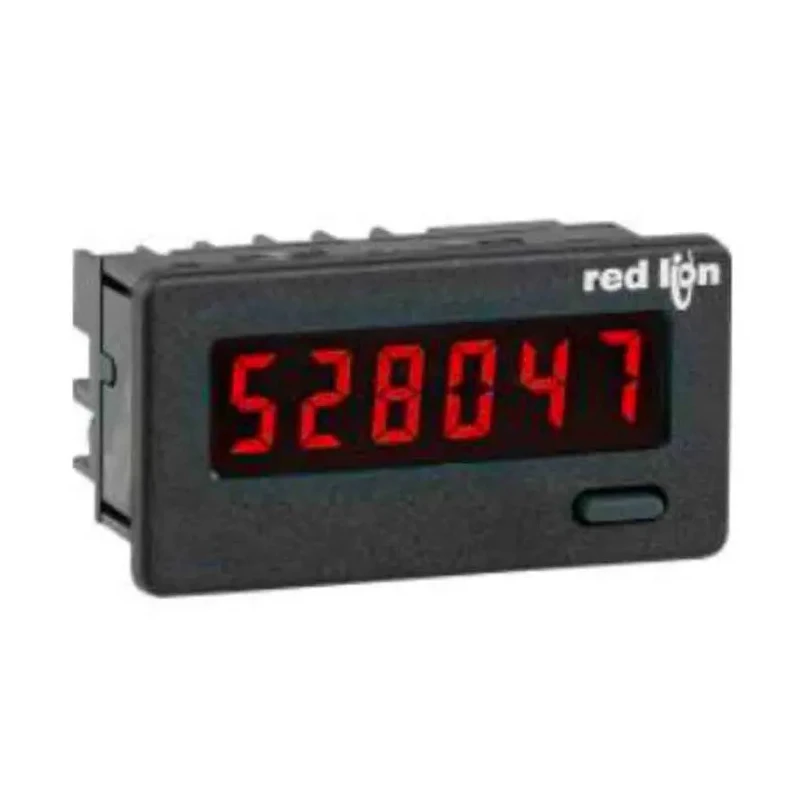 Red Lion 6 Digit Counter with 0.48 inch LCD, Automatic Reset, Red LED Backlight, 3 V Lithium Battery, 9-28 VDC CUB4L0