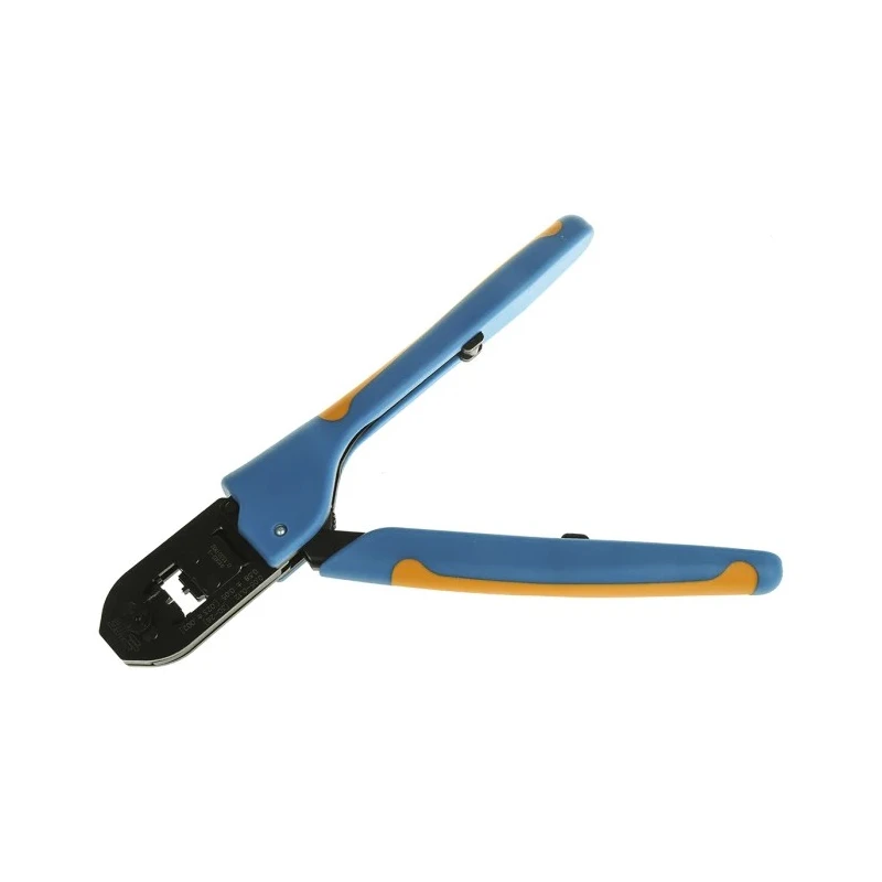 TE Connectivity Premium Grade Straight Action Hand Crimp Tool for Micro MATE-N-LOK Connector Contacts 91502-1