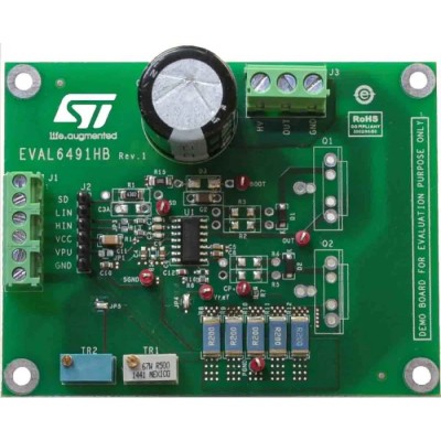 STMicroelectronics Demonstration Board Power Management for L6491 for N-Channel Power MOSFETs IGBTs EVAL6491HB