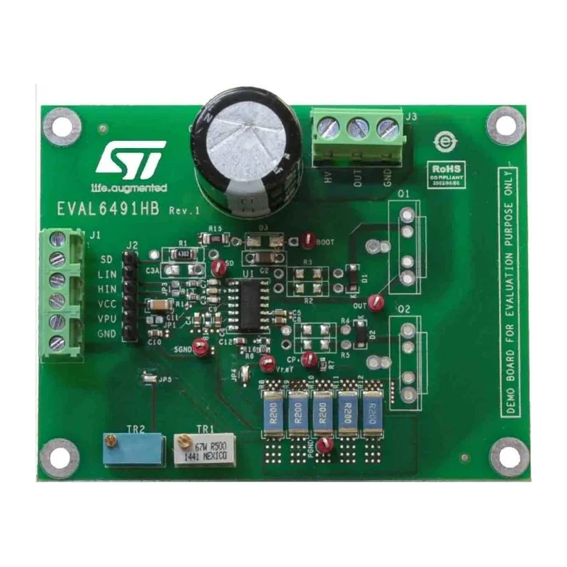STMicroelectronics Demonstration Board Power Management for L6491 for N-Channel Power MOSFETs IGBTs EVAL6491HB