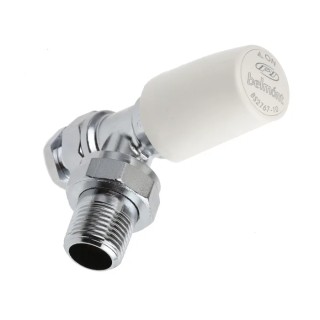 Pegler Yorkshire Chrome Plated Brass Manual Angle Pattern Radiator Valve 10 bar, 120°C 680008