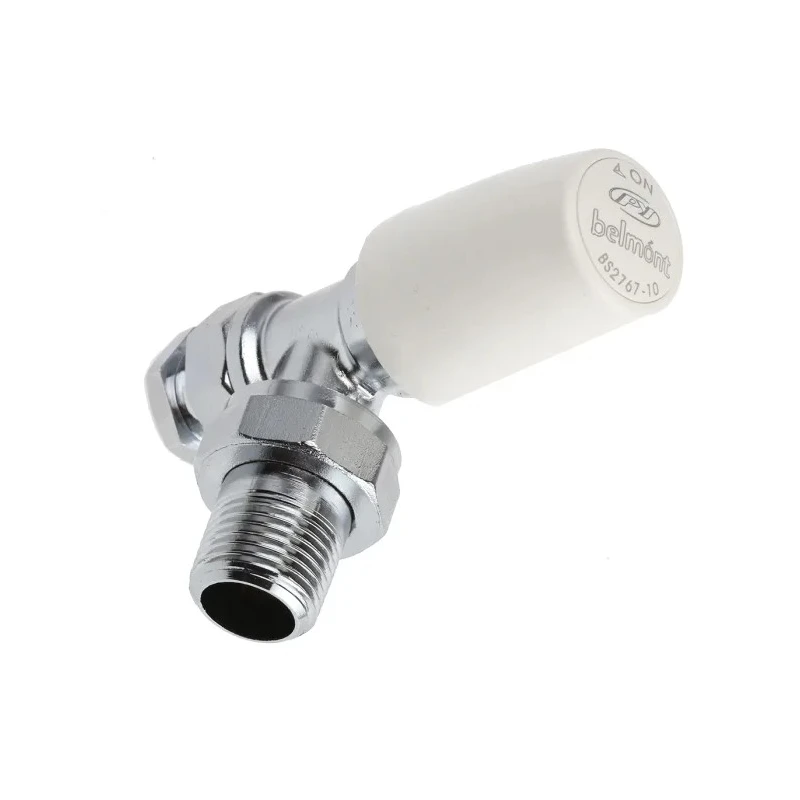 Pegler Yorkshire Chrome Plated Brass Manual Angle Pattern Radiator Valve 10 bar, 120°C 680008