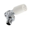 Pegler Yorkshire Chrome Plated Brass Manual Angle Pattern Radiator Valve 10 bar, 120°C 680008