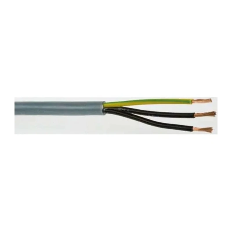 RS PRO Control Cable 3 Cores 1.5mm² Unscreened 50 m Grey Polyvinyl Chloride Sheath