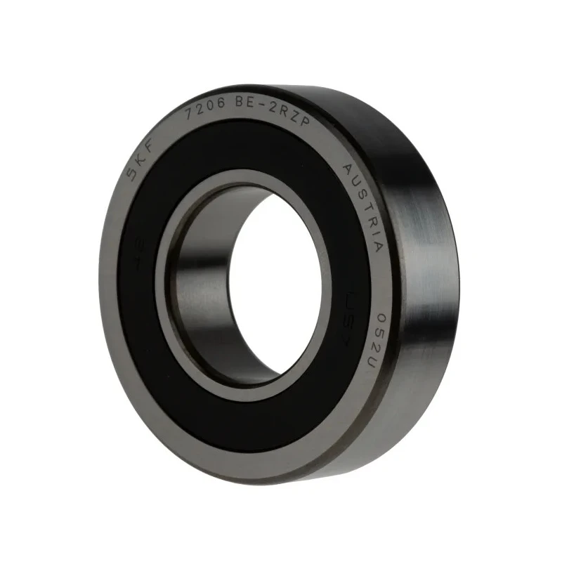 SKF Single Row Angular Contact Ball Bearing 30 mm ID 62 mm OD 16 mm Race Width 7206 BE-2RZP