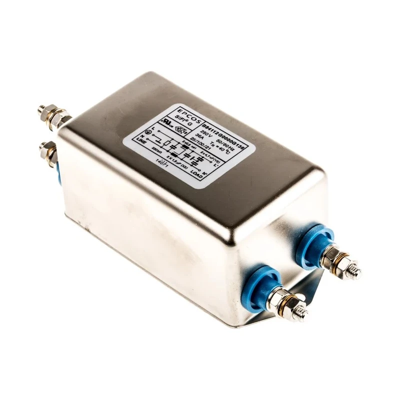 TDK Chassis Mount EMC Filter 36A 250V ac/dc 50Hz, 60 Hz Screw Termination Single Phase B84112G0000G136