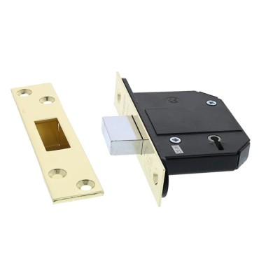 Legge 5 Lever Deadlock with 1000 Differs Brass Forend Steel Case N5641.PB