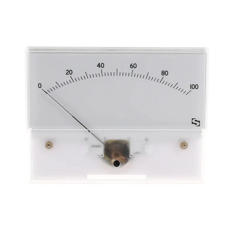 Sifam Tinsley Analogue Panel Ammeter 25 A DC, 55.5 mm x 121 mm, ±1.5 % Moving Coil IS 11019