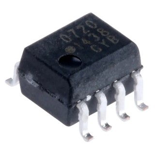 Broadcom DC Input Optocoupler Surface Mount 8-Pin SOIC Package HCPL-0720-000E