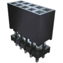 Samtec ESQT Series Vertical Through Hole PCB Socket 40-Contact 2 Row 2 mm Pitch Solder ESQT-120-02-L-D-750