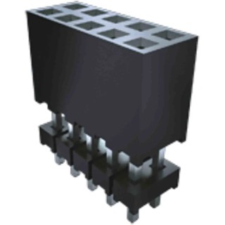 Samtec ESQT Series Vertical Through Hole PCB Socket 40-Contact 2 Row 2 mm Pitch Solder ESQT-120-02-L-D-750