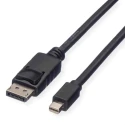Roline Male DisplayPort to Male Mini DisplayPort DisplayPort Cable, 5 m 11.04.5637-10