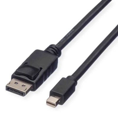 Roline Male DisplayPort to Male Mini DisplayPort DisplayPort Cable, 5 m 11.04.5637-10