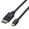 Roline Male DisplayPort to Male Mini DisplayPort DisplayPort Cable, 5 m 11.04.5637-10