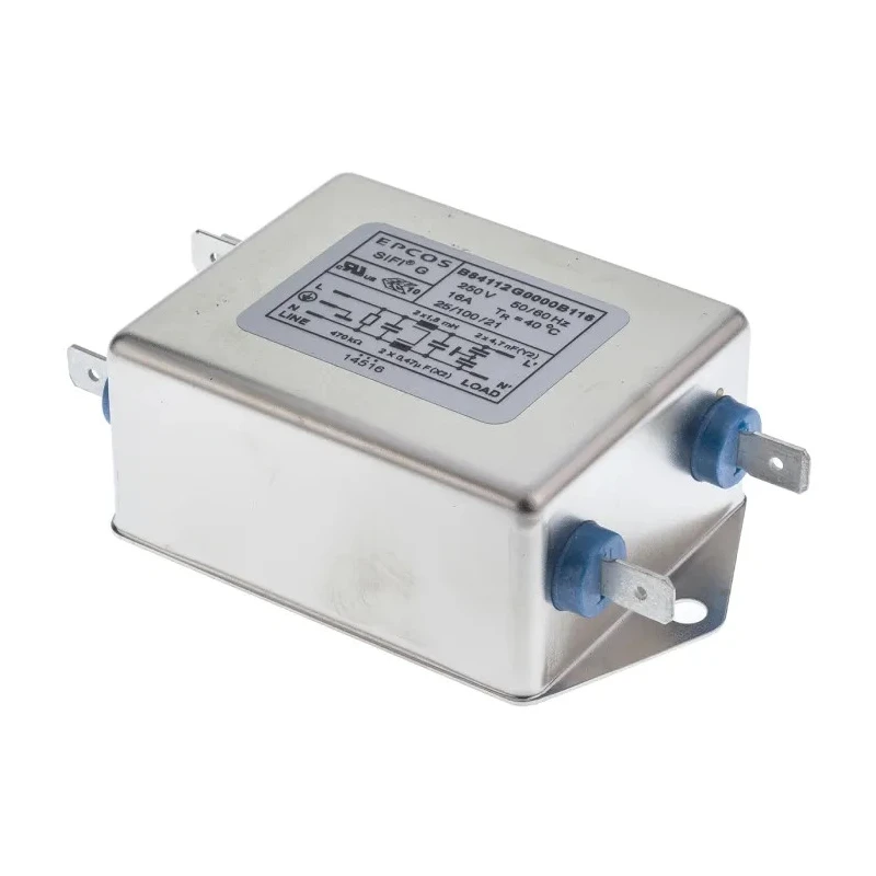 TDK Chassis Mount EMC Filter 16 A 250V ac/dc 50Hz, 60 Hz Screw Termination 1 Phase B84112G0000B116