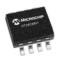 Microchip 1 MB EEPROM 8-Pin SOIC Serial-I2C 550 ns AT24CM01-SSHM-B
