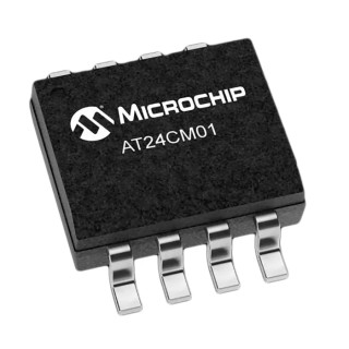 Microchip 1 MB EEPROM 8-Pin SOIC Serial-I2C 550 ns AT24CM01-SSHM-B