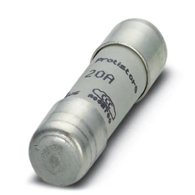 Phoenix Contact Cartridge Fuse 20A Current Rating 690V Voltage 10 x 38 mm FUSE-10X38-20A-GR 2903384